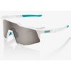 100% okuliare Speedcraft SE BORA Hansgrohe Team White HiPER strieborné zrkadlové sklá 100% 61001-331-76