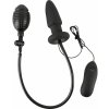 You2Toys - Nafukovací análny expandér s vibráciou (čierny)