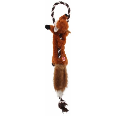 Dog Fantasy DF hračka Skinneeez s uzlom líška 57,5 cm