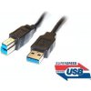PremiumCord Kábel USB 3.0, A-B, 9pin, 5m ku3ab5bk