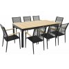 di volio Sada záhradného nábytku Basita 8 stoličiek a 1 stôl béžový