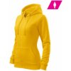 MALFINI TRENDY ZIPPER 411 Mikina dámska 4110416 XL 04 žltá