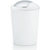 KELA Odpadkový koš MARTA 5L plast, bílý KL-22301