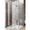 Ravak Pivot - Sprchová stena pevná PPS-80, 770 mm ? 795 mm ? farba satin, sklo transparent 90G40U00Z1