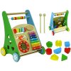 LEAN TOYS Drevené chodítko s náučným panelom