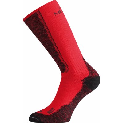 Lasting WSM 389 merino ponožky červená