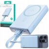 Joyroom Powerbank JR-PBM01 10000mAh 20W 1x USB-C 2x Lightning modrý + kábel