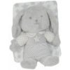 INTERBABYINTERBABY | Deka hviezda s králikom - SIVÁ