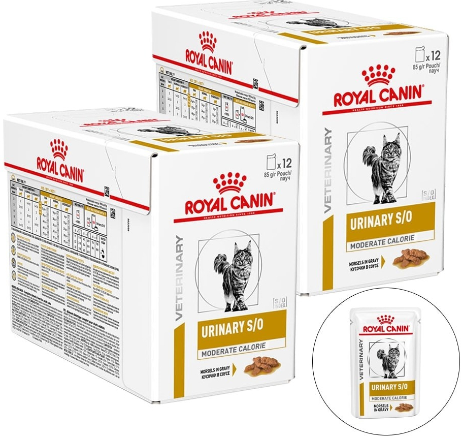 Royal Canin VD Cat Urinary S/O Moderate Calorie 12 x 85 g