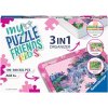 RAVENSBURGER Sada pro skládání puzzle My Puzzle Friends Kids 3v1 růžová