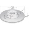 Brzdový kotúč TOPRAN - Hans Pries GmbH 501 190