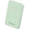 Verbatim Bezdrátová magnetická powerbanka Charge n Go Essentials 10 000 mAh USB-C PD 3.0 zelená