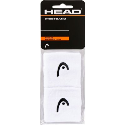 Potítka Head Wristband 2.5" (2 Pack) white