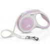 Vodítko Flexi New Comfort páska XS 3 m svetloružové (do 12 kg)