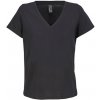 SOĽS Regent Dámske tričko s výstrihom do V SL04766 Deep black XXL