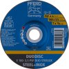 Pferd 62017420 | Rezný a brúsiaci kotúč 180 x 3,5 x 22,23 mm, PSF DUODISC STEELOX