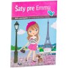 ELLA&MAX Šaty pre Emmu, kniha samolepiek pre francúzske bábiky, 300 samolepiek
