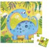 Janod Blahoželanie k narodeninám s puzzle Mama a mláďa Dinosaurus