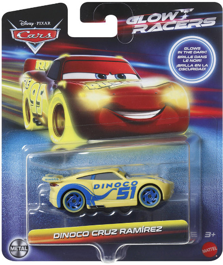 Disney Cars Glow Racers Dinoco Cruz Ramirez