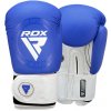 Kožené boxerské rukavice RDX T1 WAKO – modro-biele