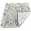 Sablio Deka pre bábätko Sivé kvetiny - 90x120 cm