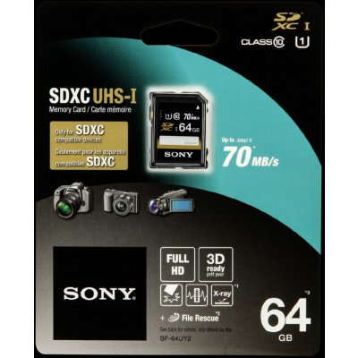 Sony SDXC Performance 64GB UHS-I U1 SF64U