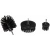 Sada kartáčů na vrtačku pro čištění auta CAR DETAILING DRILL BRUSH 3 HARD, 3ks