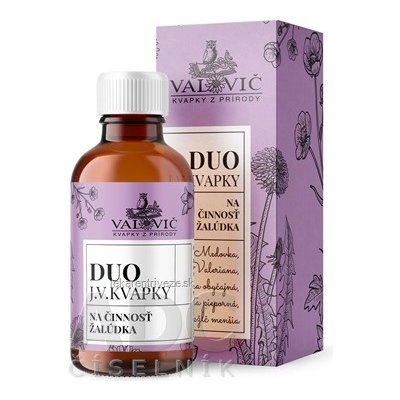 J.V.Kvapky DUO na činnosť žalúdka 50 ml