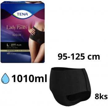 Tena Lady Pants Plus Noir L 8 ks 725266