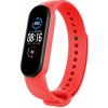 Silikónový remienok pre Xiaomi Mi Band 5 červený