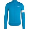 Pánsky zimný cyklistický dres Rapha Men's Core Thermal Long Sleeve Jersey - teal blue/white XL
