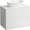 Laufen Skrinka pod umývadlo New Classic 80 cm s 2 zásuvkami, biela matná H4060120851701