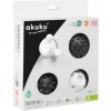 Akuku Edukačný senzorické balóniky 4 ks v krabičke čierna biela