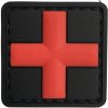 WARAGOD Nášivka 3D Medic čierna 3x3cm