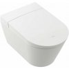 Villeroy & Boch ViClean Elektronický bidet s keramikou, závesný, DirectFlush, CeramicPlus, SoftClosing, alpská biela V22EM101