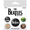 Odznaky set The Beatles - White