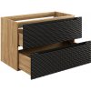 Comad OCEAN BLACK 82-90-2S Kúpeľňová skrinka, šuplíky 90cm