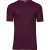 TeeJays Tričko Interlock TJ 520, krátký rukáv, pánské COT18052005404-wine XL Vínová
