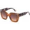 VG Glisten Cat eye dámske slnečné okuliare Oranžové