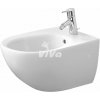 Duravit Architec - Závesný bidet, 580x365 mm, s prepadom, biela 2531150000