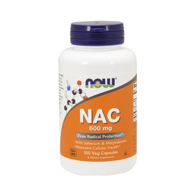 Now Foods NAC 600 mg 100 kapsúl