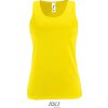 SOL'S | Sporty TT Women, Dámske šport. tielko, žltá neon, S