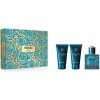 Versace Eros - toaletná voda s rozprašovačom 50 ml + sprchový gél 50 ml + balzam po holení 50 ml