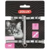 Postroj mačka SHINY nylon čierny Zolux