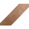 Hladký obojstranný popruh s leskom šírka 38 mm - 1 m 3 béžová