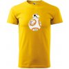 Sablio Tričko s potlačou Star Wars BB-8 - žlté 3XL