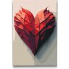 Vymalujsisam.sk Maľovanie podľa čísiel - Dračie srdce Veľkosť: 20x30cm, Rám: Bez rámu, iba zrolované plátno
