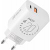 OBAL:ME Cestovní Nabíječka USB-A + USB-C 20W White