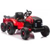 Megacar CH9959B Detský elektrický traktor s vlečkou červená