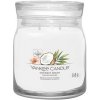 YANKEE CANDLE Coconut Beach svíčka 368g / 2 knoty (Signature střední)